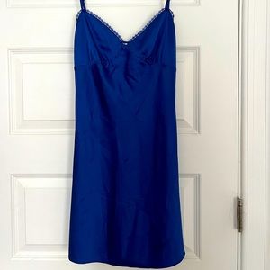 Sunday Best blue slip dress